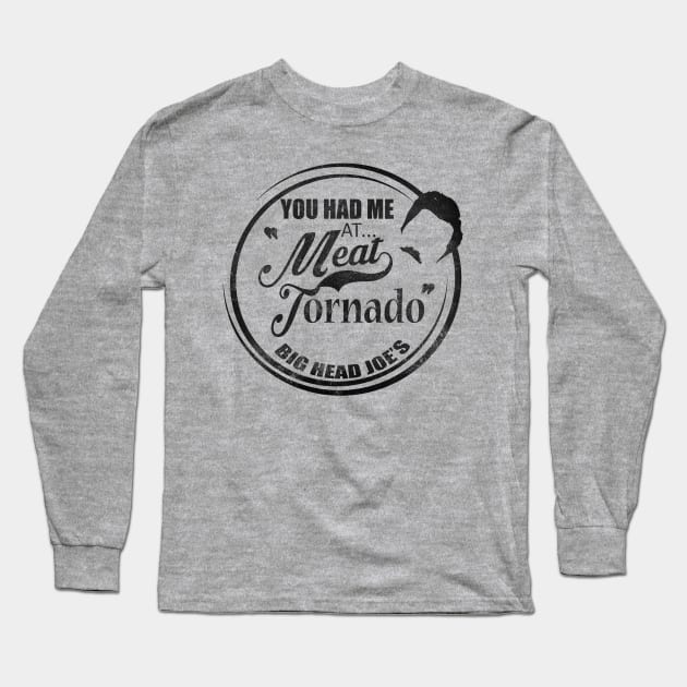 Ron swanson , Meat tornado Long Sleeve T-Shirt by kurticide